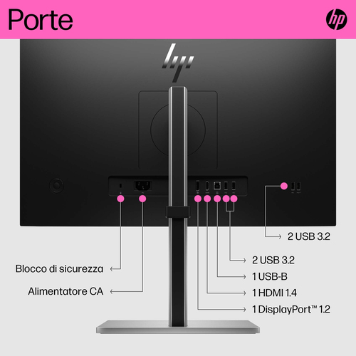 HP Monitor touch E24t G5 FHD (6N6E6AA#ABB)